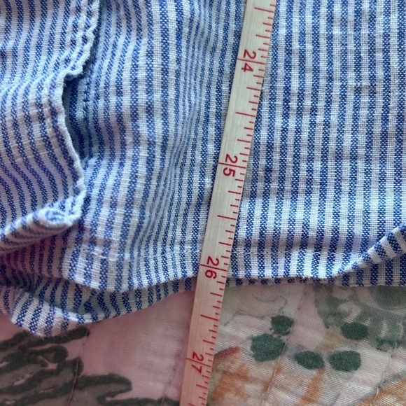 Tommy Bahama Pequeno Stripe Stretch-Linen Shirt XS - Picture 7 of 8